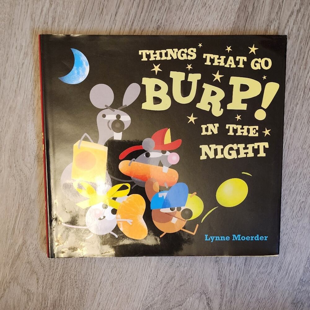 Things That Go Burp in the Night Children's Illustrated Fiction Hardcover Book